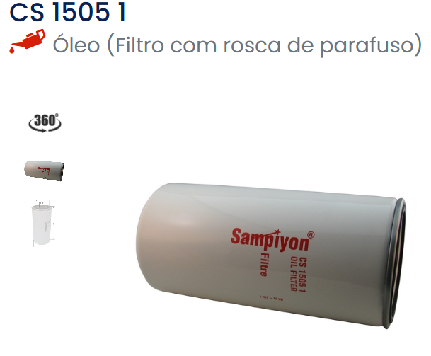 Filtro Combustível CS1458M - SAMPIYON