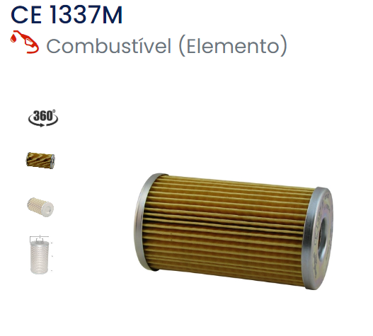 Filtro combustível CE1337M - SAMPIYON