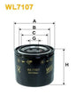 Filtro Óleo WL7107 - WIX